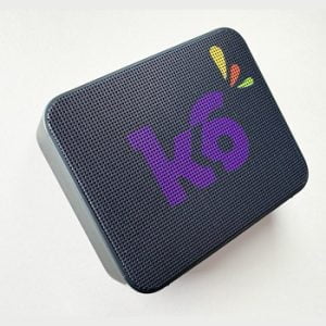 Enceinte JBL Go Essential noire, personnalisée k6.