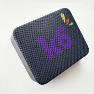 Enceinte JBL Go Essential noire, personnalisée k6.