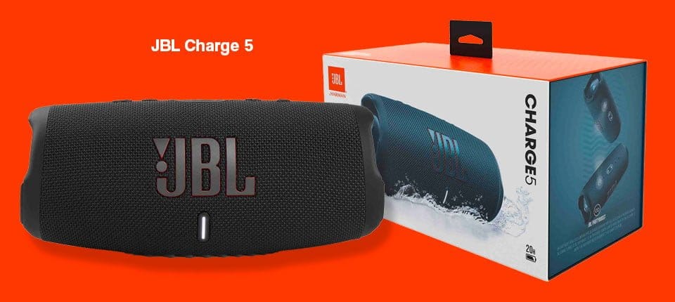 Enceinte JBL Charge 5 personnalisable.