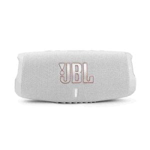 Enceinte JBL Charge 5 (Blanc).