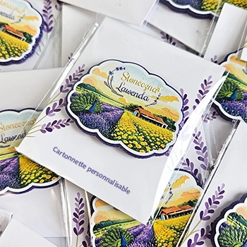 Carte magnet personnalisée, impression quadrichromie.