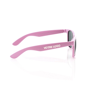 Lunettes de soleil octobre rose personnalisables.