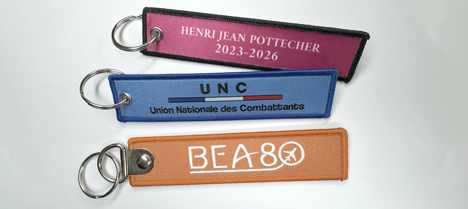 Porte-cles Flamme peronnalises-K6