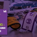Porte-cles flamme automobile k6