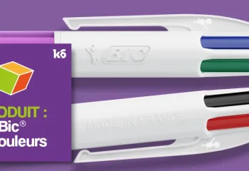 Stylos Bic 4 couleurs personnalisables