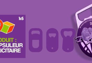 Décapsuleur publicitaire à la forme personnalisée