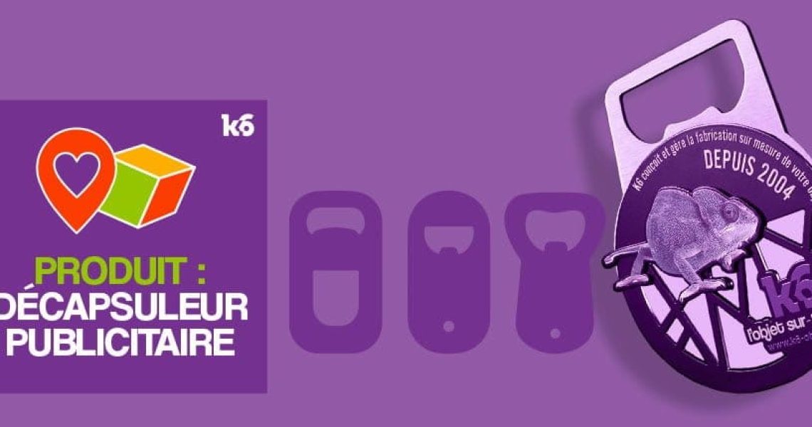 Décapsuleur publicitaire à la forme personnalisée