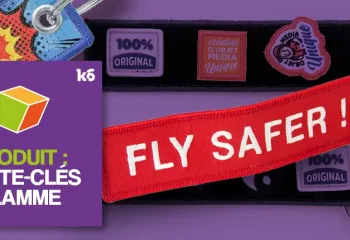 Porte-clés flamme personnalisés