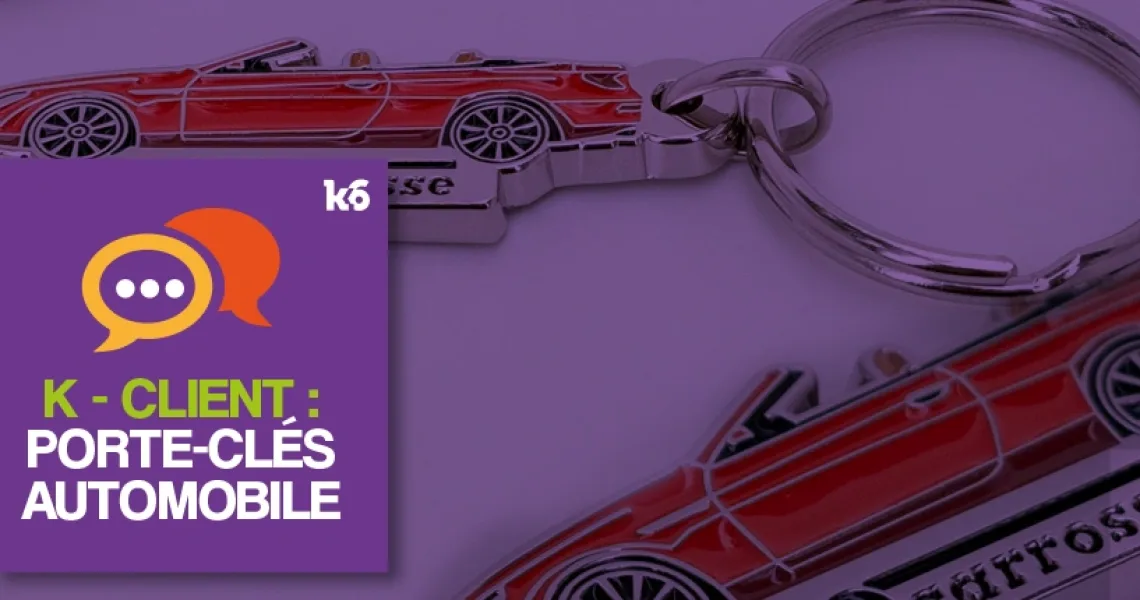 Porte-clés émaillé personnalisé forme sur-mesure.