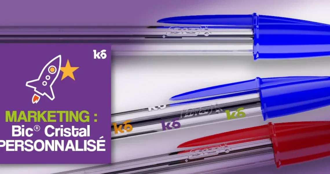 Stylos Bic Cristal personnalisables