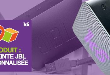 Enceinte JBL Go Essential personnalisable par K6.