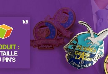 Choisir la taille d'un pin's personnalisé.
